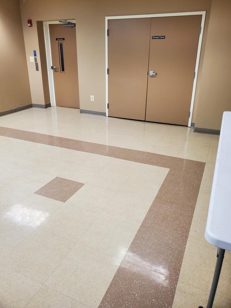 Common area floor care on a recurring contract
